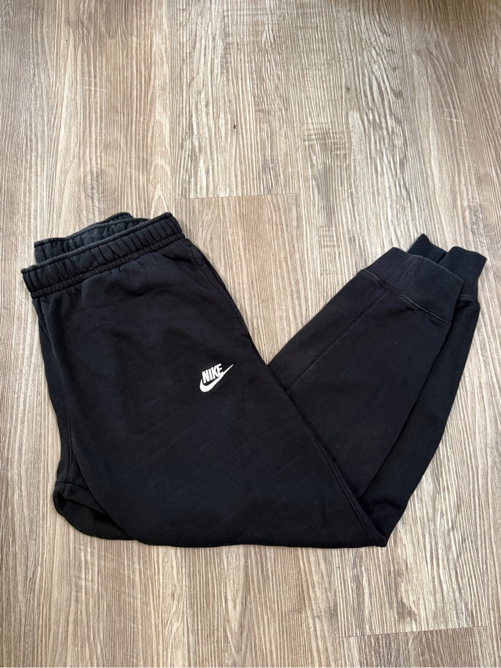 Nike Mens Black Fleece Joggers